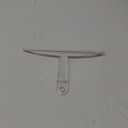 iDesign 22300 Plastic Squeegee, Window, and Mirror Accessory for Master, Guest, Kids' Bathroom Cleaning, 12" x 10", Clear