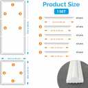 Birdeco Easy Installation Wall molding kit for DIY Lovers, pre-Cut, Ready to Assemble with Glue | 2 Top 2 Bottom Frame