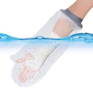 Waterproof Arm Cast Cover for Shower Wound Protector Bath Adult Watertight Cast Bag Showering for Surgery Bandage Broken Hand,Wrist,Finger, Elbow Reusable Durable (B-Short Arm-M)