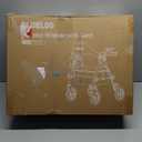 Walkers for Seniors Rollator Walkers with Seat, 350lb Capacity with Cup Holder & Cane Holder, 8'' All Terrain Wheels, Adjustable Handles and Seat Height, Foldable Design, Blue