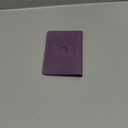 Airtag Passport Holder for Women Men Travel, Real Leather Passport Wallet, Handmade Passport Cover Case with Airtag Slot, Travel Must Haves Essentials Accessories Birthday Gifts (Crazy Horse, Purple)