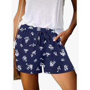 Angerella Womens Shorts with Pockets Summer Casual Shorts for Women Comfy Elastic Waist Lightweight Short Pants, 2XL