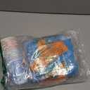 Cute Blue Dog Birthday Party Supplies Serves 20 Guests, 161CT Blue&Orange Dog Paw Print Party Dinnerware Dcorations, Pretty Puppy Plate, Tablecloth, Napkin, Cup for Birthday, KidsParty, Baby Shower