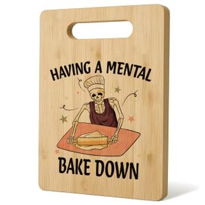WNAGT Funny Cutting Board Kitchen Decor, Gothic Kitchen Decor, Bamboo Cutting Boards For Kitchen, Decorative Chopping Boards For Kitchen(Style A)