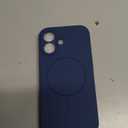 Miracase Magnetic for iPhone 17 Case, Compatible with MagSafe, Integrated Silicone Camera Control Cover, 3.0mm Thicken Shockproof Drop Protection Phone Case for 17,Glass Blue