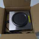 Restlrious Commercial Coffee Warmer Single Burner Decanter Warmer Plate, Stainless Steel Portable Warmer for Standard Glass Decanter, Suitable for Cafe, Break Room, Buffet, Event and Commercial Use