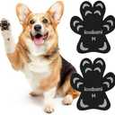 Loobani Paw Pads for Dogs Traction: Anti-Slip Dog Paw Protector for Senior Dogs Walking on Hardwood Floor, Non-Slip Dog Grippers,Senior Dog Essentials, 12sets(48pcs) Medium