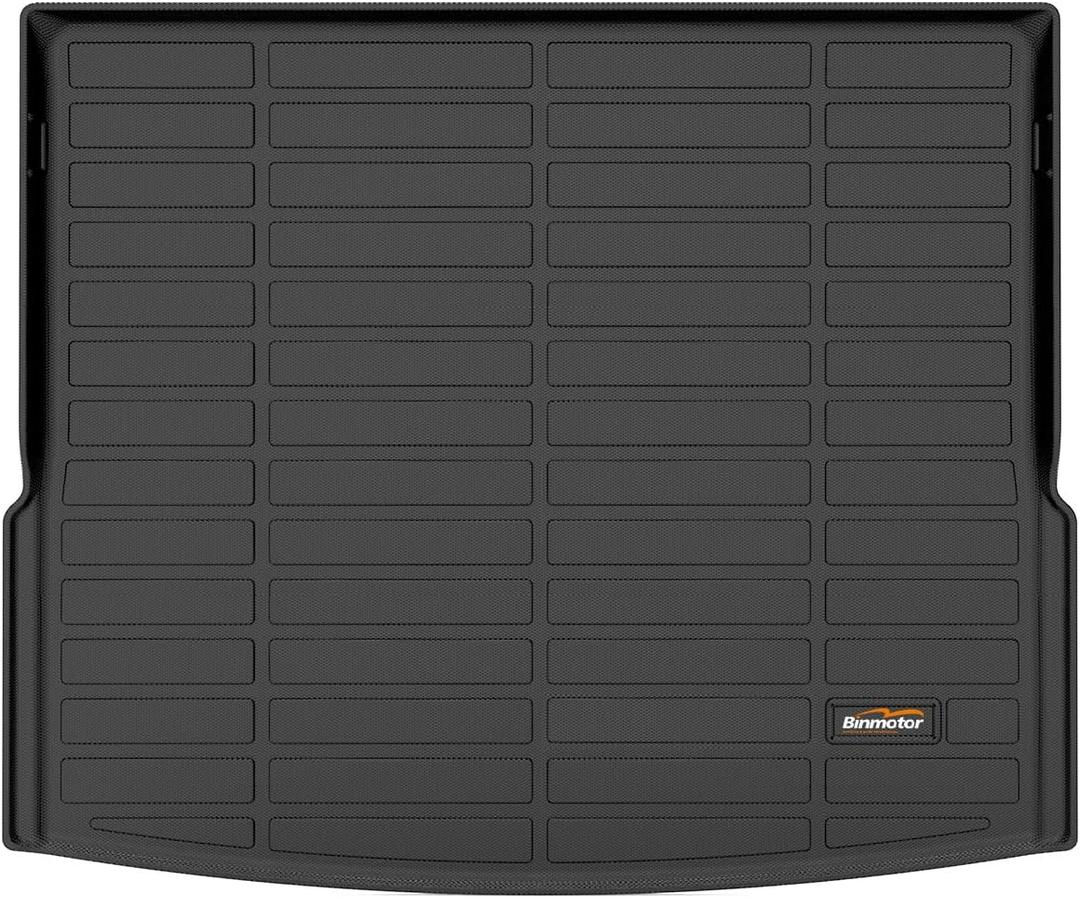 Binmotor-All Weather Cargo Mta for BMW X1 2023 2024 2025 2026, Custom Fit Car Trunk Mat, Waterproof Easy to Clean Cargo Liners Automotive for BMW X1 Accessories Black
