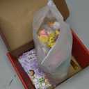 36 Pack Valentines Cards for Kids Classroom, Valentines Erasers for Kids Class Valentine's Greeting Cards with Assembly Cartoon Animal Erasers Toys, Classroom Exchange Gift for Kids Girls and Boys