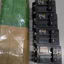 Square D HOM260 Circuit Breaker, 5 Pack, Homeline, 60 Amps, 120/240 Volts, UL Listed, 2 Pole, 10kA AIR, Standard Type, Plug in, Qty 5