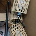 71" Boho Floor Lamp with Shelves, 3 Light Standing Lamp for Living Room