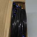 Pre-Assembled Mister Hose for Outside Patio, Misting System for Outdoor, 65Ft|20M. Backyard Cooling Mist for Garden, Greenhouse, Deck, Umbrella, Canopy, Pool, Porch.Trampoline Sprinkler Park, Chicken (Black)