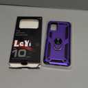 LeYi for Moto G Stylus 5G Case, Motorola G Stylus 5G Case with [2 Pack] Tempered Glass Screen Protector, Military Grade Protective Phone Case Cover with Kickstand Ring for Motorola G Stylus 5G, Purple