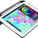 Tablet Cover for Apple iPad 9.7 5th 6th (2017 2018 Release),Folio Stand Lightweight Sleep/Wake Up Leather Case for Apple iPad 9.7" A1822 A1823 A1893 A1954 (SLO-Green)