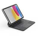 Belkin Pro Keyboard Case w/Magnetic Stand, Backlit Bluetooth Keyboard, Multi-Gesture Controls, Magnetic Apple Pencil Storage Compatibility, & Multimedia Keys for iPad 10th Generation 10.9" - Black
