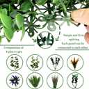 ODTORY Artificial Grass Boxwood Hedges Wall Panels: 40" x 120" (33.5 sqft) UV-Anti Faux Greenery Fake Ivy Leaves Privacy Fence Screen Backdrop for Garden Covering Privacy, Outdoor Indoor Decor