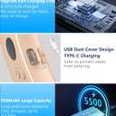 Neck Cooler for Hot Weather,Neck Fan Rechargeable Battery AC Unit,Person Neckband Wear Wireless Cool Plates Fast Charging Conditioning,Best Gifts for Father's Day Appreciation Mom Dad Child Birthday (Light Apricot)