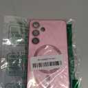 Magnetic for Samsung Galaxy S24 Plus Case [Compatible with MagSafe][Built-in Camera Lens Protector] Slim Soft Silicone Bumper Shockproof Metallic Luster Phone Case (Rose Gold)