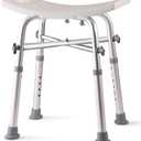 Dr. Kay's Adjustable shower Chair for inside shower with Unique Heavy Duty Crossbar Supports, Shower Stool for the inside tub, Bath stool, adjustable shower chair for the elderly and disabled, 500 lbs