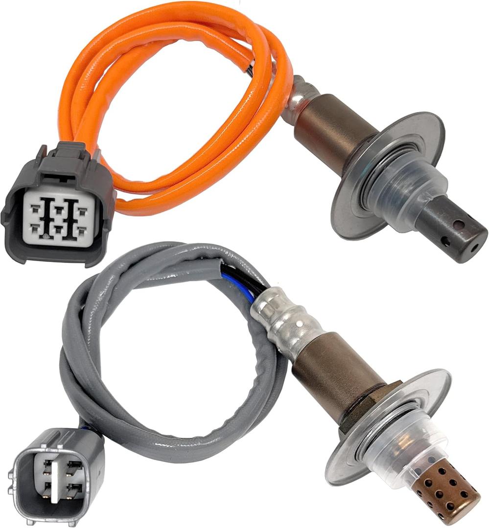2Pcs 234-9123 234-4445 Upstream & Downstream O2 Oxygen Sensor Compatible with 2006-2010 Subaru Forester 2.5L,2006-2011 Impreza 2.5L H4 / 2006 Saab 9-2X 2.5L Replaces 22641-AA360, 22690-AA490