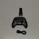 Mobile Gaming Controller for iPhone/iOS/Android/Switch/Laptop, Wired Control for PC/Steam, Wireless Phone Controller Gamepad with Programmable/Vibration/6-Axis Gyro/Turbo/RGB Light(with Phone Clip) (Black)