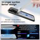 for MagSafe Wallet Stand, Multi-Slot,Compatible with iPhone Series, Super Strong Magnetism Strength, Slim, Features a Magnetic Ring, Compatible with Most Smartphones.Stylish Phone Wallet(Light Gray)