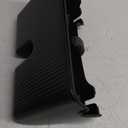 Hideable Under Screen Storage Organizer Compatible with Tesla Model Y 2024-2020(Not Juniper)/Model 3 2023-2017 Accessories Black (Not Model Y Juniper 2025-2026/Model 3 Highland 2024-2025)