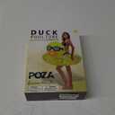 POZA Inflatable Duck Pool Float Tube- Heavy Duty Vinyl UV Resistant Confetti Pool Duck Floatie, Animal Pool Float Swim Ring Pool Inflatables for Kids and Adults for Beach, Party, Vacation
