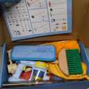 Dreamon Wooden Toddler Cleaning Set - 11Pcs Kids Cleaning Toy Set with 3-in-1 Kids Vacuum That Really Works, Montessori Cleaning Toys with Broom and Mop Set for Toddlers Girls Boys Age 3-6