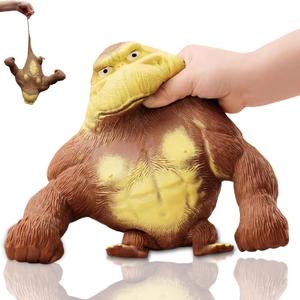 Squishy Monkey Toy,Stretch Stress Gorilla Toy,Soft Latex Monkeys Soft Squeeze Doll Toys for Relief,Stretchable Toy,Novelty Birthday Gifts for Kids Boys Girls