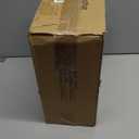 JOYBOS Bathroom Trash Can with Lid, 3.8 Gallon Slim Garbage Can, Small Plastic Trash Bin, Narrow Motion Sensor Trash Can for Bedroom, Rv, Office White