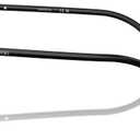 Swarovski womens Sk2002 Square Prescription Eyewear Frames (Solid Black/Demo Lens)