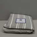 Queen Size 4 Piece Sheet Set - Comfy Breathable & Cooling Bed Sheets Set - Hotel Luxury Bedding for Women, Men, Kids, Teens, Boys & Girls - Deep Pockets, Soft, Wrinkle Free - Oeko-Tex - Grey Stripes 3