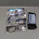 CLASAGA Progressive Multifocus Reading Glasses for Women, Pattern Print Blue Light Block Stylish Ladies Computer Readers