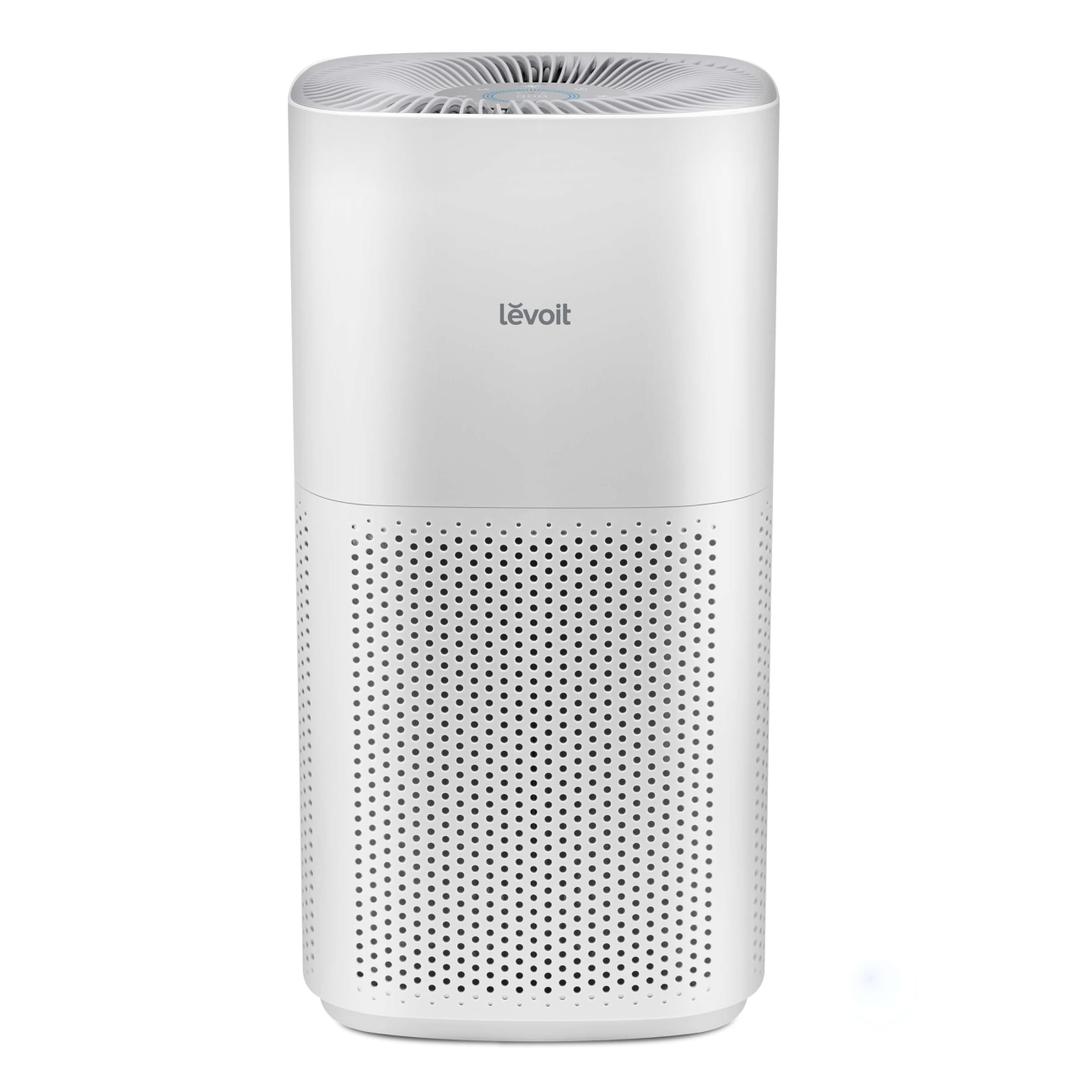 LEVOIT Air Purifier for Home Allergies Pet Hair in Bedroom, Covers Up to 1074 ft by 56W High Torque Motor, AHAM VERIFIDE, 3-in-1 Filter with HEPA Sleep Mode, Remove Dust Smoke Odor, Core300-P, White