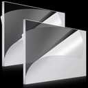 Roowest 2 Pcs 24 x 36 Inch, 1/2 Inch Thick Clear Acrylic Plexiglass Sheets Transparent Plastic Panels Sheets Cut to Size Cast Acrylic Board Panel with Protective Film for Craft DIY Project Sign Frame