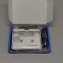 Auto Reverse Clear Stereo Cassette Player,Built-in Cool Copper Wheel MovementEarphone,Cassette Tape to MP3 Converter with Tape Converter Software,Powered by USB Power Cord or AA Battery