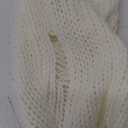 FASHION Women's Long Sleeve Open Front Knit Cardigans Sweaters Soft Loose Draped Coat Outerwear Ivory Medium