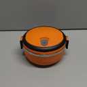 Lunch Box - Single Layer Stainless Steel Thermal Food Container, Spill-Resistant Design, Leakproof Insulated Lunch Tote with Portable Handle for Office Commute, Travel & Outdoor Dining(Orange)