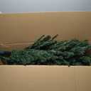 Pre-Lit Pencil Christmas Tree with 295 Memory Wire Branch Tip - 1.5metre