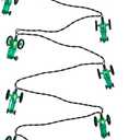 Kurt Adler 10-Light Tractor Light Set, Green