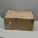 Furnulem Night Stand with Charging Station, Tall Black Dresser for Bedroom, Nightstand with Led Light, Bed Side Table for Living Room, Fabric Storage Drawer, Metal Frame, Wood Furniture