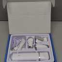 Dog Clippers Grooming Kit Hair Clipper-Low Noise Paw Trimmer- Rechargeable - Cordless Quiet Nail Grinder Shaver for Cats and Other Pets (Silver)