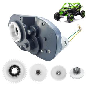 24 Volt RS775 25000RPM 280W High Speed Motor Gearbox for Power Wheels UTV Ride on Toys Car Upgrade,FY-750 18V&20V&24V High Torque Motor Gearbox for SUV Kid's Off-Road Vehicle Replacement Parts