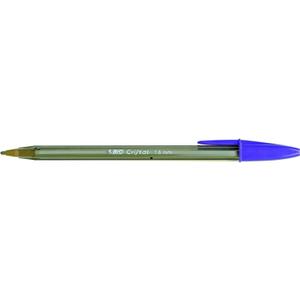 Bic Cristal Fun Ballpoint Pens With Wide Tip (1.6mm) Pens For Colourful Writing In Assorted Colours, Box of 20