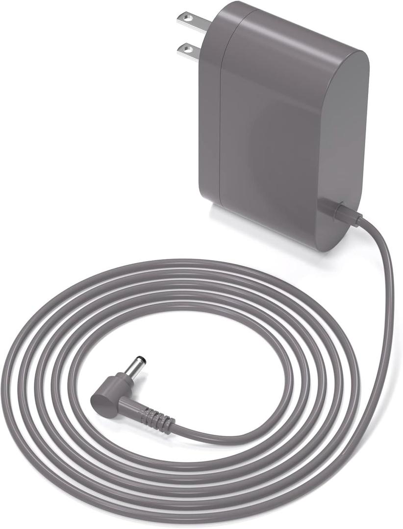 WUKUR 30.45V Vacuum Charger Compatible with Dyson V10 V11 V12 V15 SV12 SV14 SV16 SV20 SV22 Cordless Vacuum, 4.81.7 mm Plug, 5.9FT/1.8M Charging Cord  Not Compatible with Dyson V6 V7 V8 Series