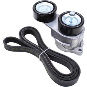 NewYall Belt Tensioner and Serpentine Belt for Honda Accord 3.0 3.5 2003-2012, Odyssey 2005-2017, Pilot 2005-2015, Ridgeline 2006-2014, Acura MDX 2003-2013, RL 2005-2012, TL 2004-2008, ZDX 2010-2013