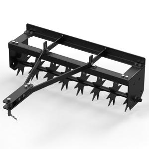 GARVEE Tow Behind Spike Aerator, 32 Inch Tow Behind Aerators with Durable Steel Tines Lawn Soil Penetrator with Extra-Wide Tow Bar for Lawn, Farm, Planting GARVEE Tow Behind Spike Aerator, 32 Inch Tow Behind Aerators with Durable Steel Tines Lawn Soil Penetrator with Extra-Wide Tow Bar for Lawn, Farm, Planting