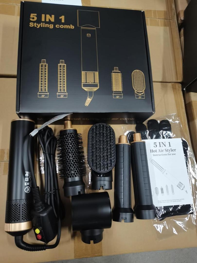 Straighten Negative ions Blow Dryer Brush Hair Dryer Brush Curling Iron