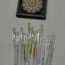 Dyvicl White Gold Silver Gel Pens, 0.8 mm Fine Point Pens Gel Ink Pens for Black Paper Drawing, Sketching, Illustration, Adult Coloring, Journaling, Set of 12